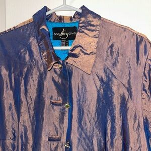 vintage iridescent coat dress